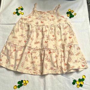 Baby Girls Square Neck Sleeveles